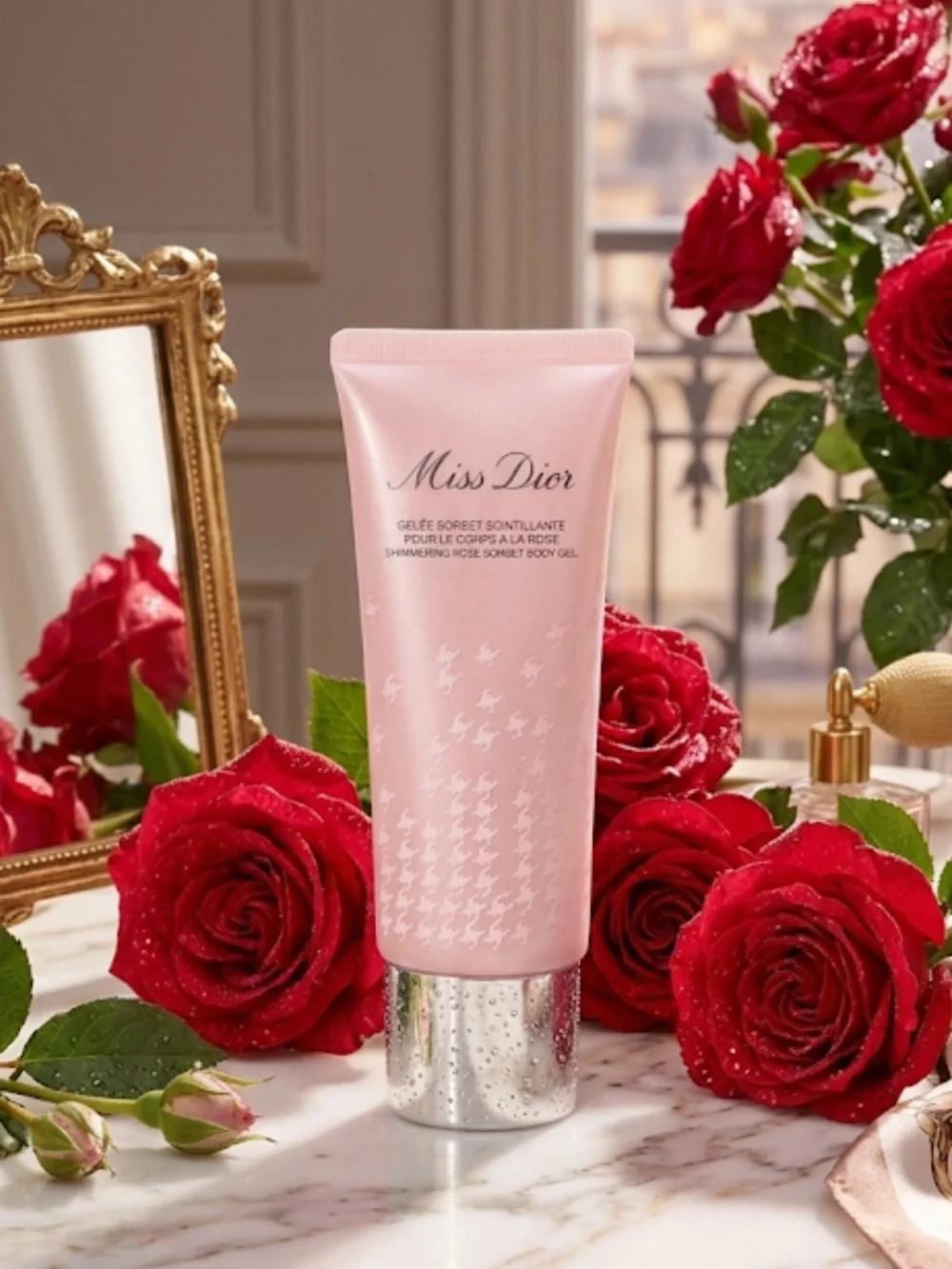 NEW Miss Dior Rose Sorbet Shimmering Body Gel